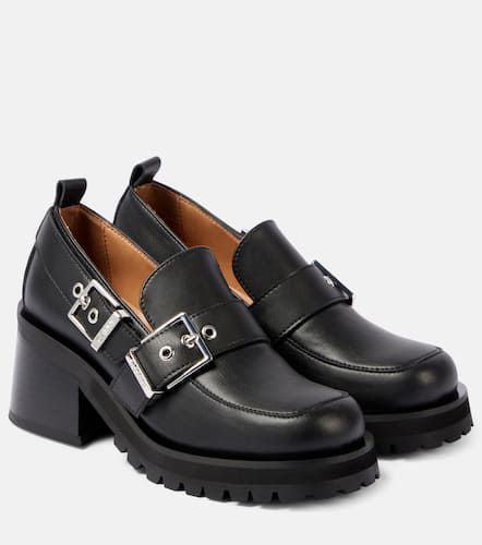 Plateau-Loafers Feminine aus Lederimitat - Ganni - Modalova