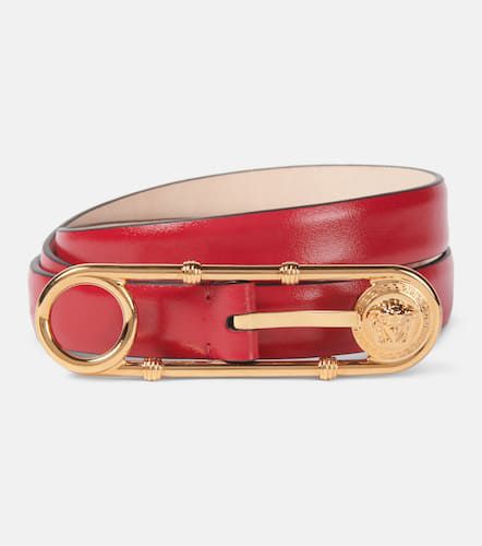 Medusa Safety Pin leather belt - Versace - Modalova