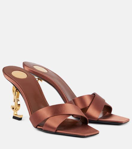 Saint Laurent Opyum 85 satin mules - Saint Laurent - Modalova