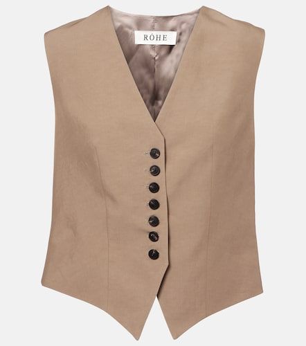 Rohe Single-breasted vest - Rohe - Modalova