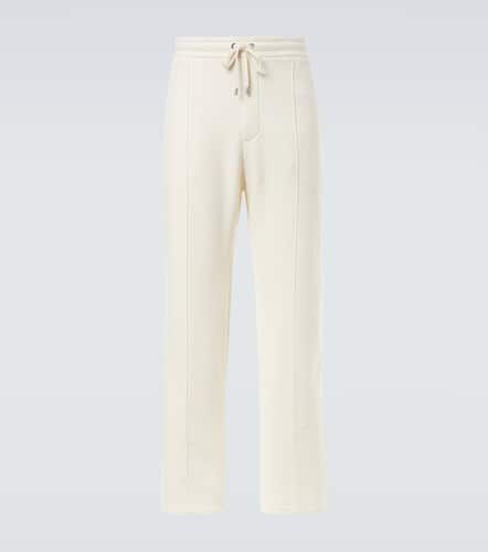 Cotton and cashmere straight pants - Ralph Lauren Purple Label - Modalova
