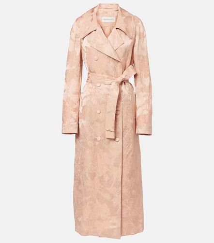 Abrigo en jacquard de mezcla de lino - Dries Van Noten - Modalova