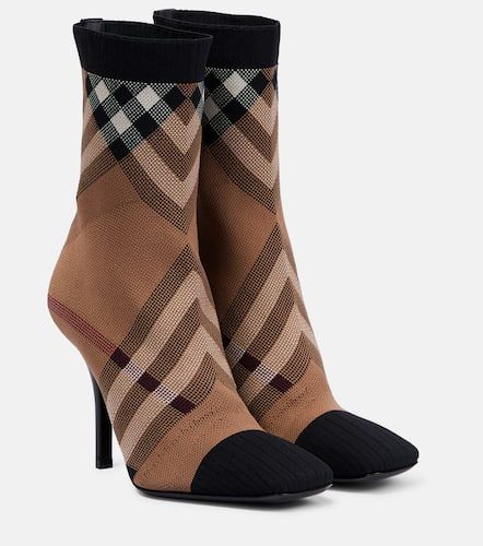 Burberry Checked ankle boots - Burberry - Modalova