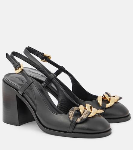 See By Chloé Pumps slingback Chain Line in pelle - See By Chloe - Modalova