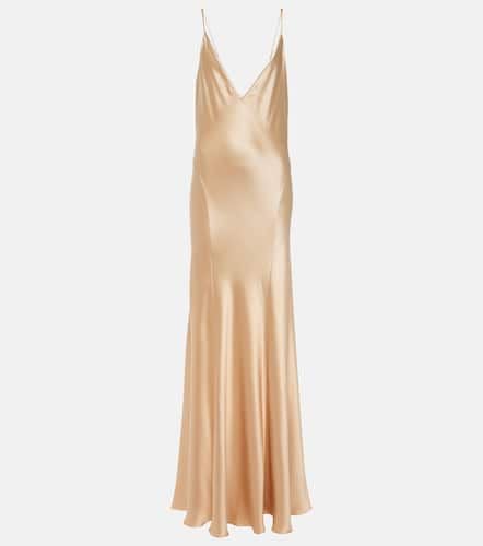 Saint Laurent Robe aus Seidensatin - Saint Laurent - Modalova