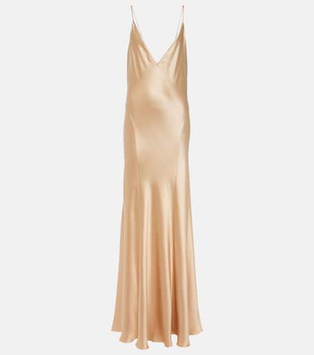 Saint Laurent Satin slip dress - Saint Laurent - Modalova