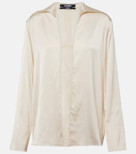 Bluse La Chemise Notte aus Satin - Jacquemus - Modalova