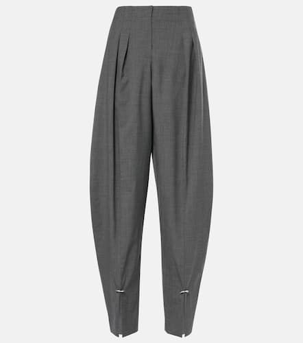 Pantalones barrel fit de lana - Mugler - Modalova