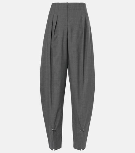 Pantalones barrel fit de lana - Mugler - Modalova