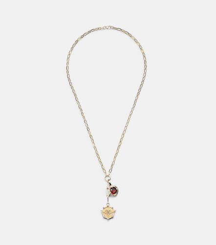 Vivacity & Internal Compass 18kt necklace with diamonds - FoundRae - Modalova