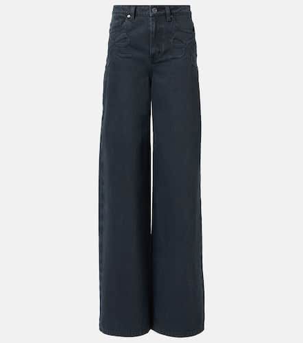 Mid-Rise Wide-Leg Jeans - Self-Portrait - Modalova