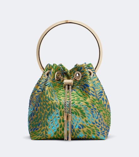 Secchiello Bon Bon in broccato - Jimmy Choo - Modalova