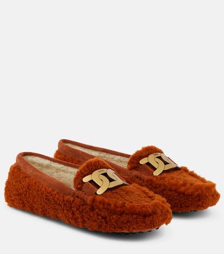 Tod's Embellished shearling loafers - Tod's - Modalova