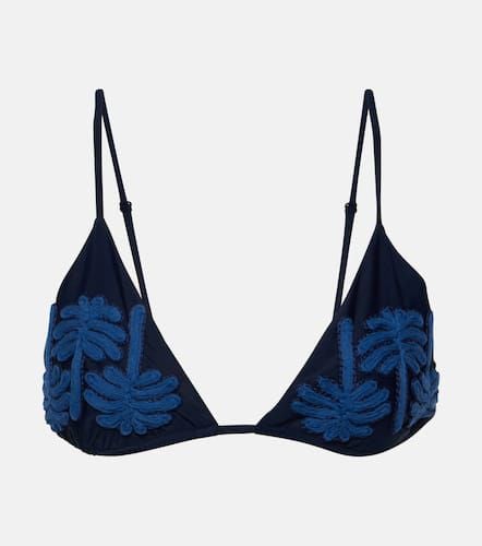 Embroidered bikini top - Johanna Ortiz - Modalova