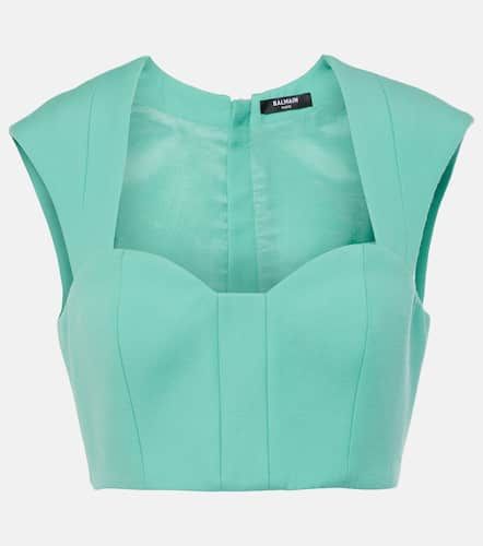 Balmain Crop top de lana - Balmain - Modalova