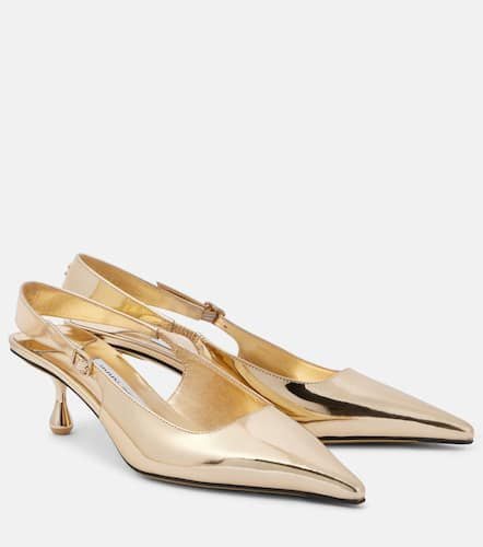 Amel 50 metallic leather slingback pumps - Jimmy Choo - Modalova