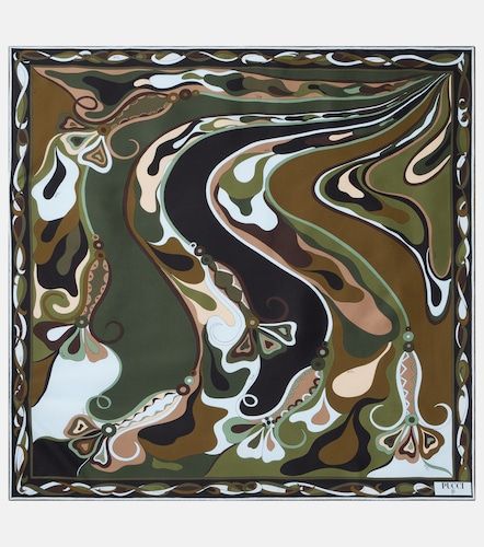 Pucci Orchidee silk twill scarf - Pucci - Modalova