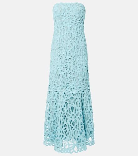 Abito bustier in misto cotone con pizzo - Simkhai - Modalova