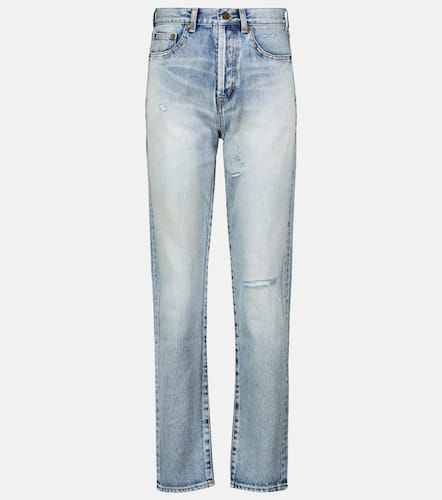 Jeans slim de tiro alto - Saint Laurent - Modalova