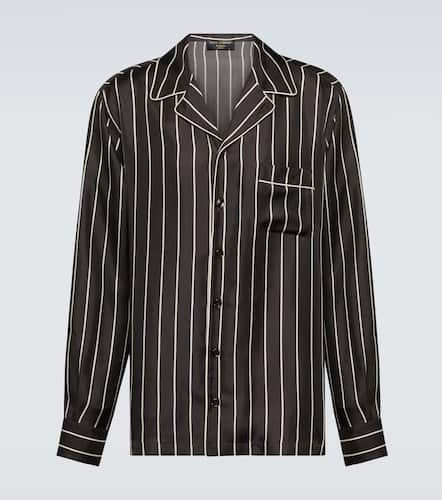 Striped silk pajama top - Dolce&Gabbana - Modalova