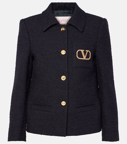 VLogo Signature tweed jacket - Valentino - Modalova