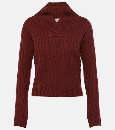 Cable-knit wool cardigan - Victoria Beckham - Modalova