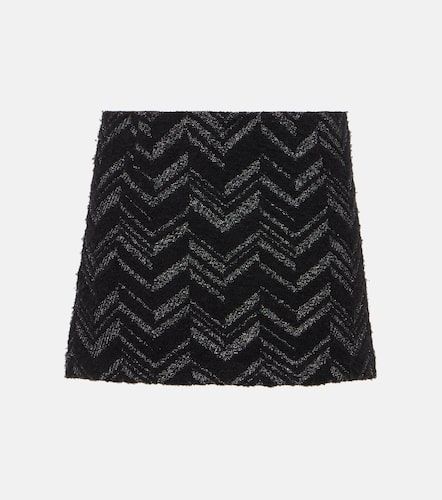 Minifalda de punto bouclé en zigzag - Missoni - Modalova