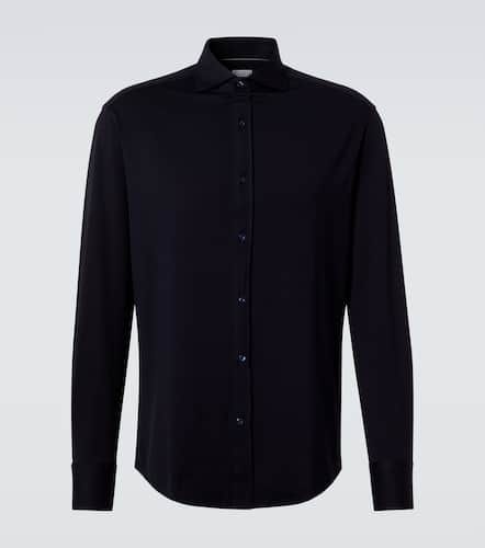 Camisa de popelín de algodón - Brunello Cucinelli - Modalova