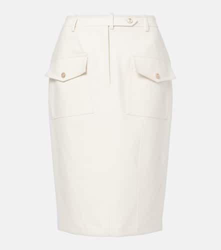 Tom Ford Cotton-blend midi skirt - Tom Ford - Modalova