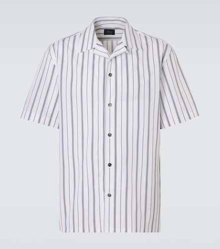 Camicia bowling in popeline di cotone a righe - Brioni - Modalova