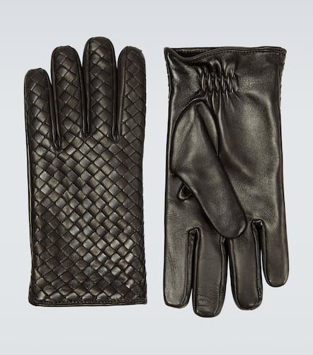 Guantes de piel Intrecciato - Bottega Veneta - Modalova