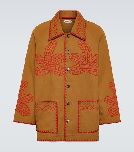 Field Maple embroidered cotton coat - Bode - Modalova