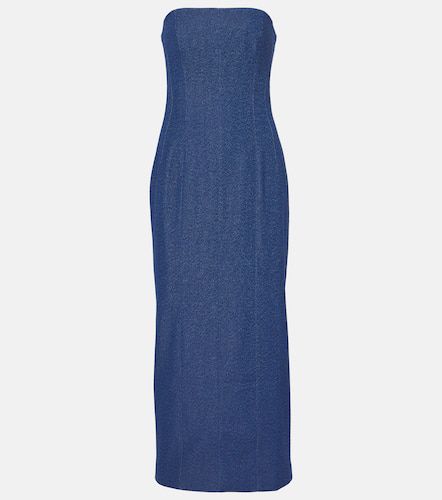 Alba strapless denim midi dress - Tove - Modalova