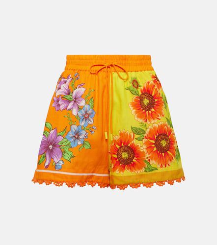 AlÃ©mais Jude printed linen shorts - Alemais - Modalova