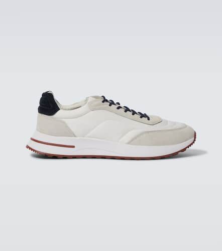 Weekend Walk suede-trimmed sneakers - Loro Piana - Modalova