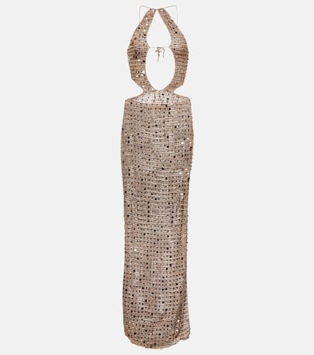 Morel cutout sequined maxi dress - Aya Muse - Modalova