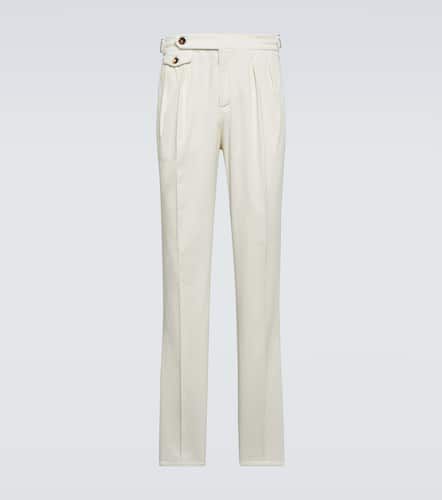 Pantalones rectos de pana de algodón - Brunello Cucinelli - Modalova