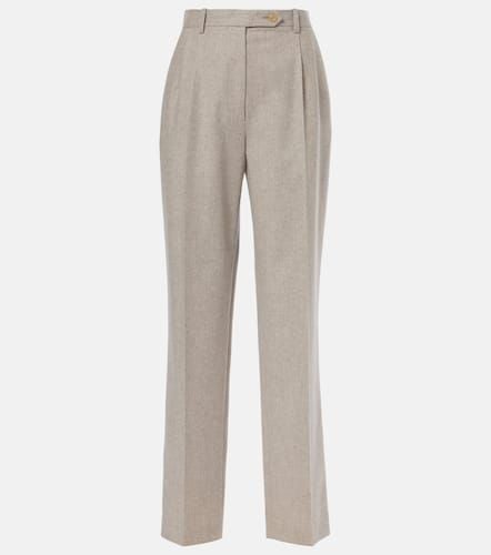 Pantaloni regular Norbert in lana e cashmere - The Row - Modalova