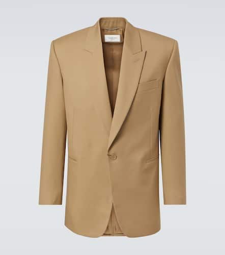 Blazer de gabardina de lana - Saint Laurent - Modalova