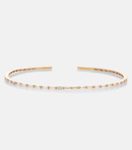 Kt cuff bracelet with diamonds - Suzanne Kalan - Modalova