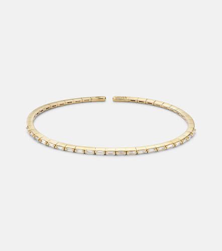 Brazalete de oro de 18 ct con diamantes - Suzanne Kalan - Modalova