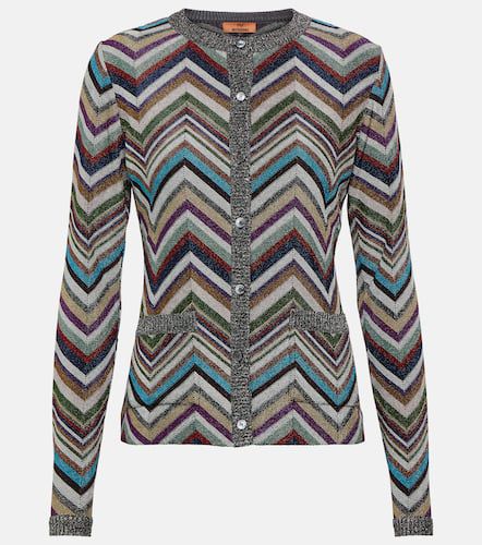 Cardigan Zig Zag in misto lana - Missoni - Modalova