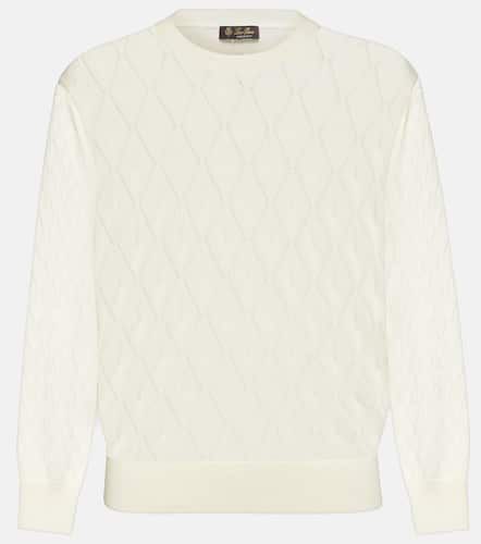 Piura Argyle cashmere and silk sweater - Loro Piana - Modalova