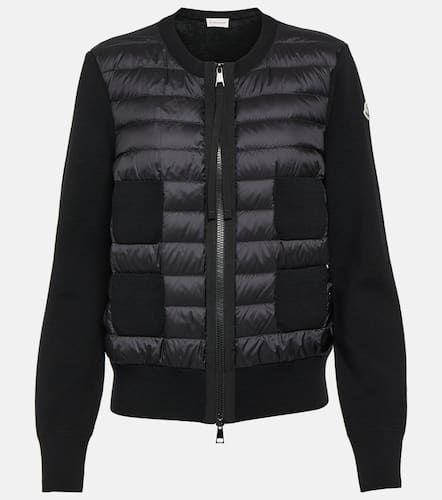 Cardigan in lana con imbottititura - Moncler - Modalova