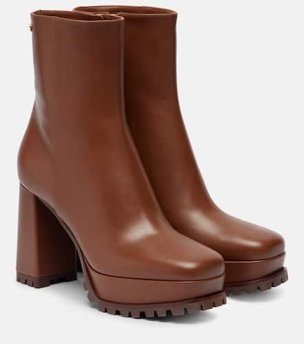 Botines con plataforma Harlem 70 de piel - Gianvito Rossi - Modalova