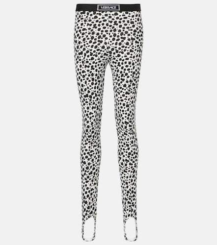 Versace Leopard-print leggings - Versace - Modalova