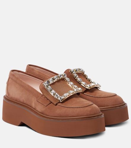 Plateau-Loafers Viv' Rangers aus Veloursleder - Roger Vivier - Modalova