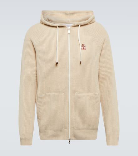 Cashmere zip-up hoodie - Brunello Cucinelli - Modalova