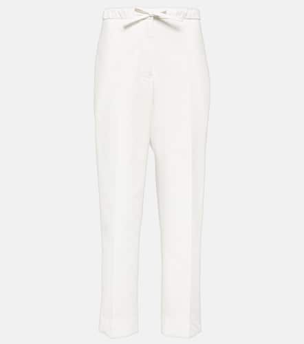 Cropped cotton straight pants - Jil Sander - Modalova