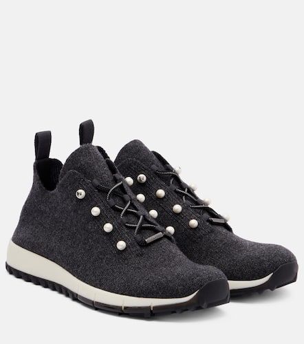 Veles embellished cashmere sneakers - Jimmy Choo - Modalova
